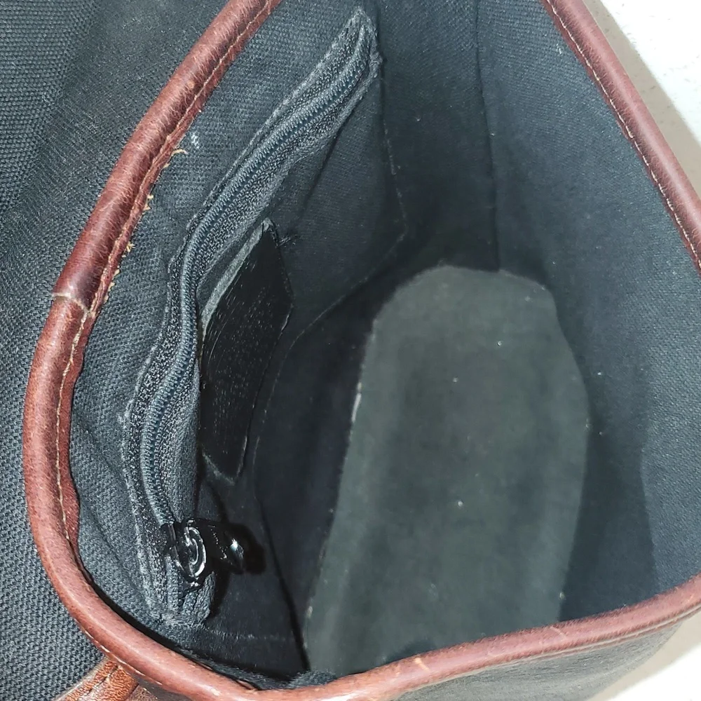 BRIGHTON Crossbody Bag with Croc Embossed Leather